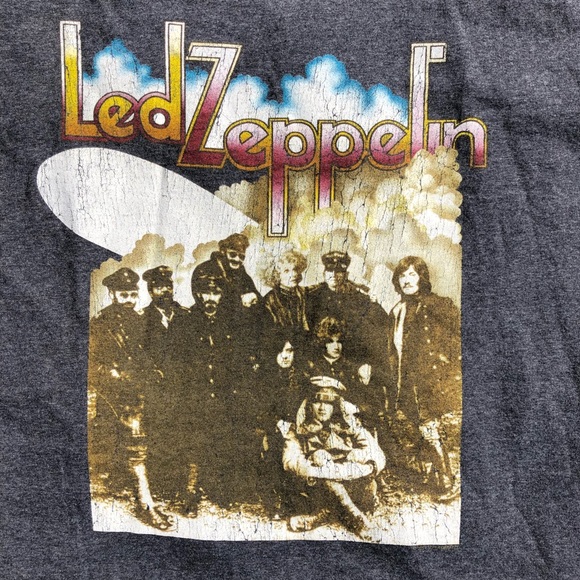 VINTAGE LED ZEPPELIN CUFF SLEEVE TEE - Picture 5 of 8